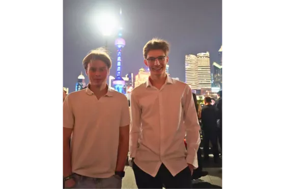 Ludovic etudiant à strasbourg en échanger à Shanghai