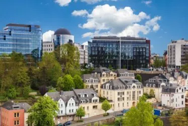 luxembourg city building plan large