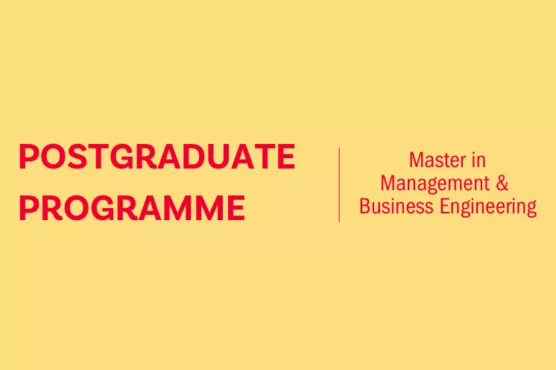 postgraduate programme master in management and businesse engineering