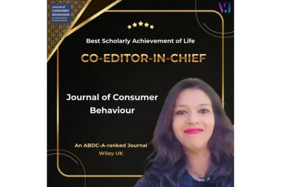 Varsha JAIN co-editor Journal of Consumer Behaviour